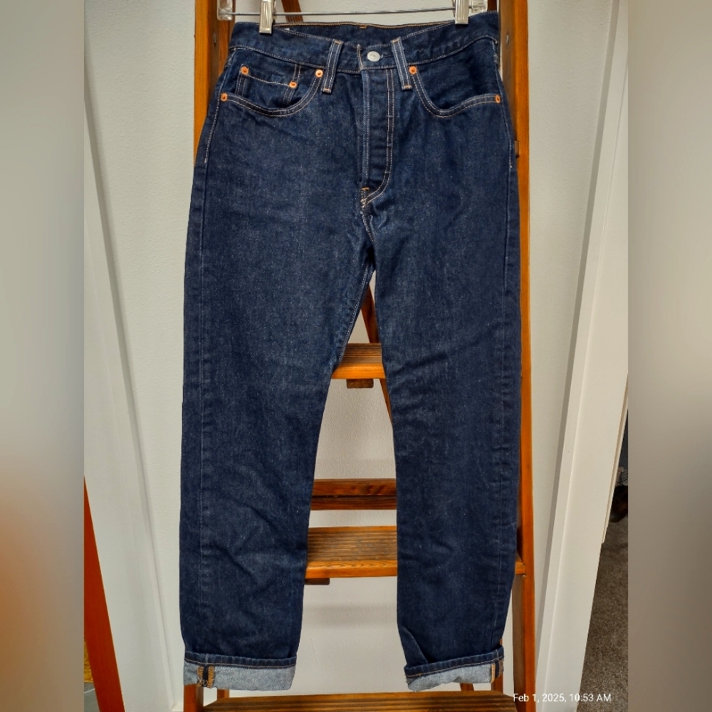 Women's Levi's 501'sBlue Jeans Deep Breath 0384